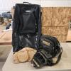 Hockey bag on wheels, Dewalt tool bag, nail aprons