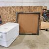 Cooler, cork board