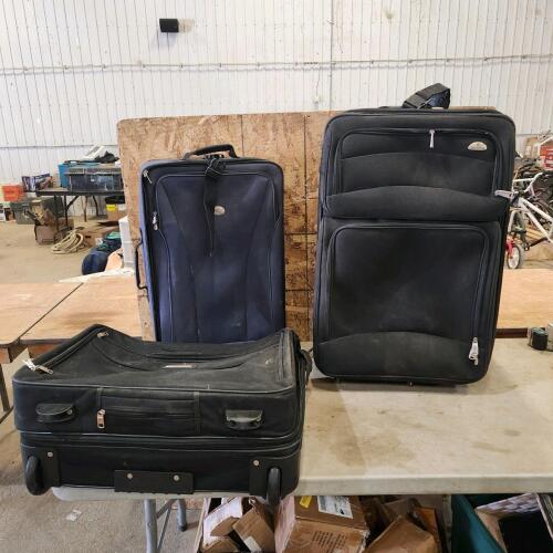 3 suitcases