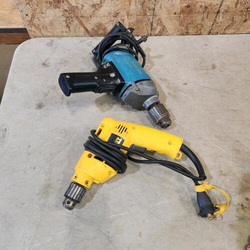 Makita & Dewalt drill