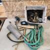 27' 3/4" Nylon rope, ratchet straps, etc.