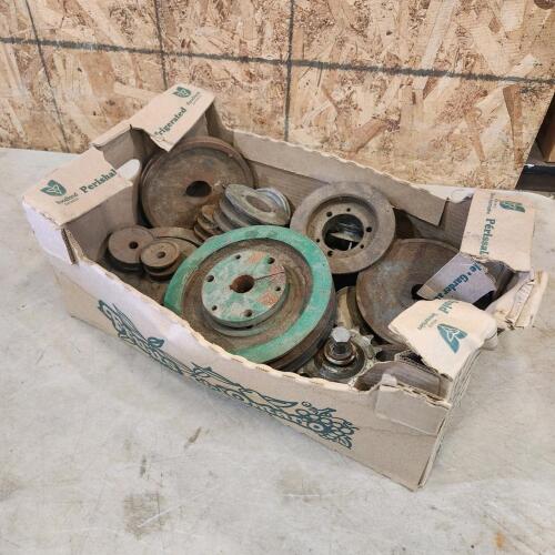 Various sized pulleys