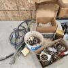 Plow points, hyd hoses, clamps, bearings
