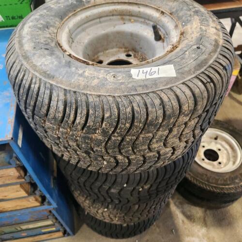 4 215/60-8 Weather checked wheels