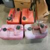 4 Plastic boat fuel tanks