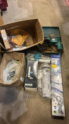 1/4"x1" Self taping bolts, drill, etc.