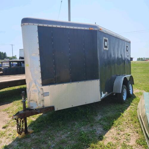16'xL 6&rsquo;W x 6' inside height Trailer w ownership in rough condition