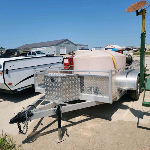 2023 7&rsquo;x12'L alum pressure washing trailer w ownership