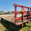 15' Wooden flat rack wagon - 4
