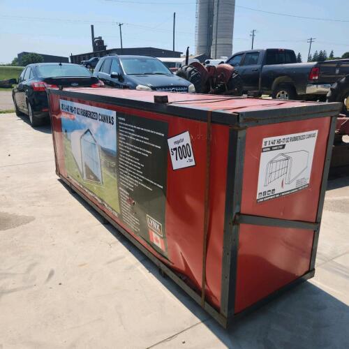 40'x18' Canvas shed unassembled