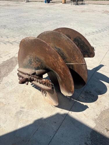 3&rsquo; Post hole auger 2&rdquo; shaft size