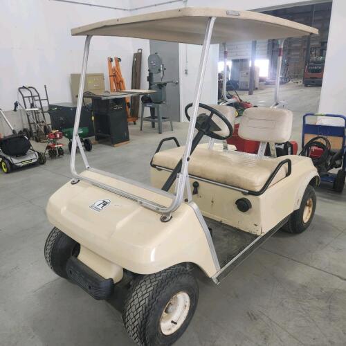 Gas powered golf cart as is