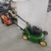 JD self propelled running mower