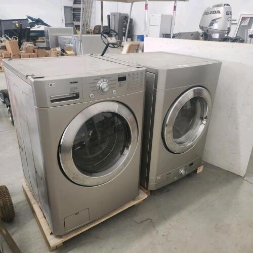 LG electric stacking washer & dryer