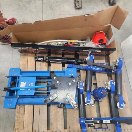 Vehicle movers, Transmission jack, trimmer as is