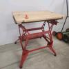 Folding work table