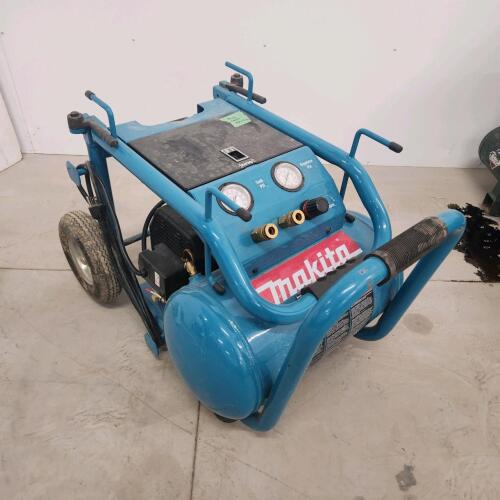 Makita air compressor runs needs servicing