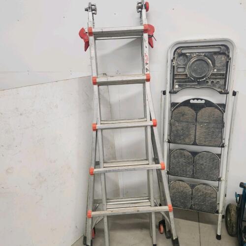3 Step painters ladder, alum multi function ladder