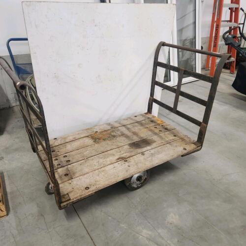Heavy wooden cart 28"X45"