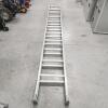 20' Alum ext ladder w slight damage