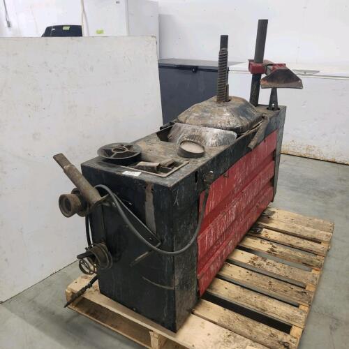 Air operated tire changer