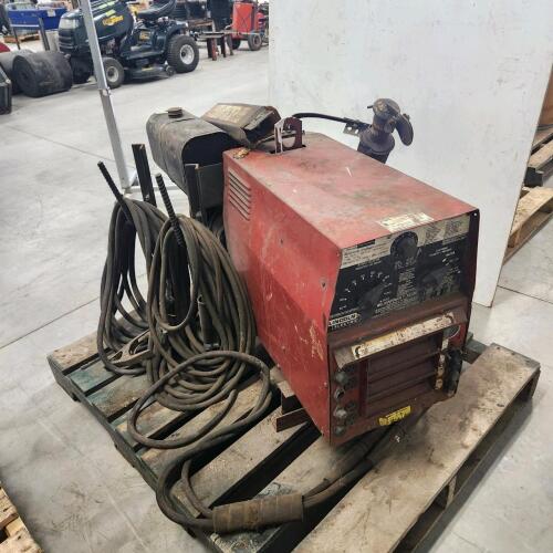 Gas powered stick welder w long cables untested as is
