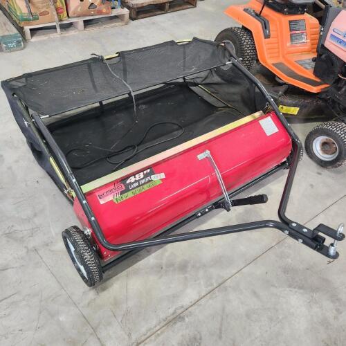 48" Lawn sweeeper as new
