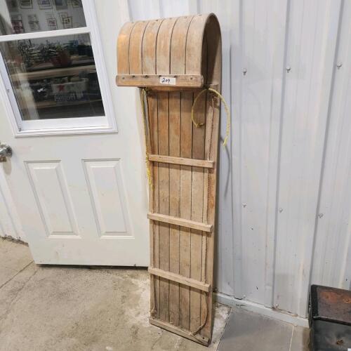 5' Wooden tobaggan