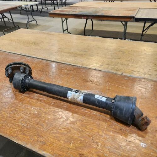PTO shaft w slip clutch 33"L 1 3/8" shaft size 540 RPM