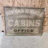 24"x33" Metal sign