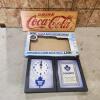 Maple leaf clock & wooden sign