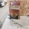 Metal automobile lamp storage 13"W 8"D 21"H, lighting rod
