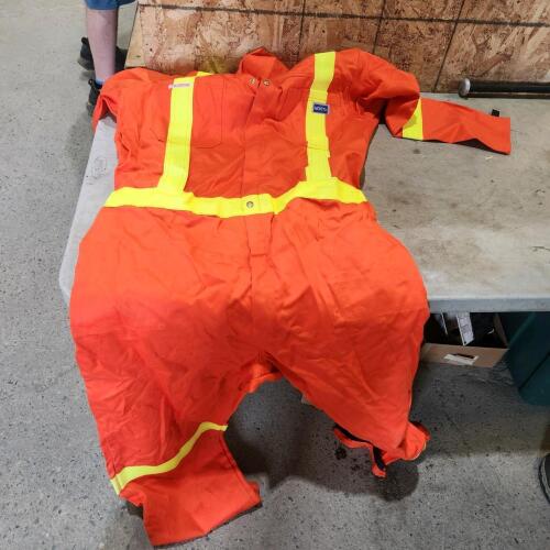 56T high visibility uninsulated coveralls
