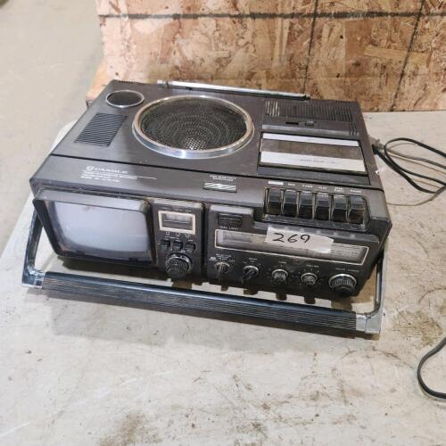 Vintage radio/tv/cassette recorder