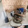 Hardware organizer, skilsaw, etc.