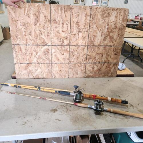 2 Fly fishing poles