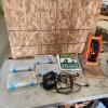 Fishing tackle, sign, ext cord,.etc
