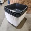 11 Plastic wash basins