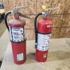 2 16" Charged fire extinguishers