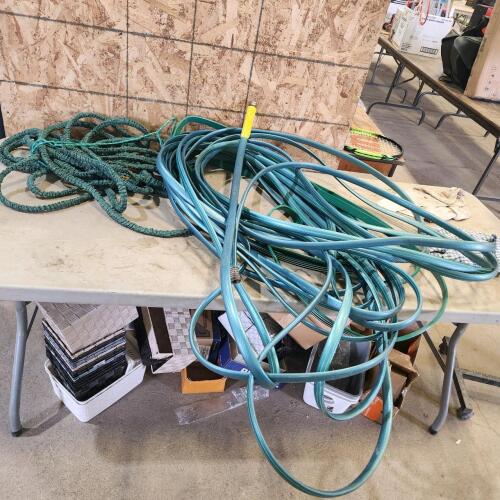 Lay flat garden hoses