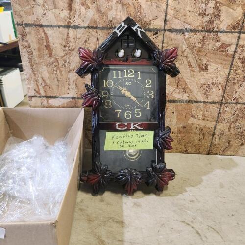 Battery operated clock