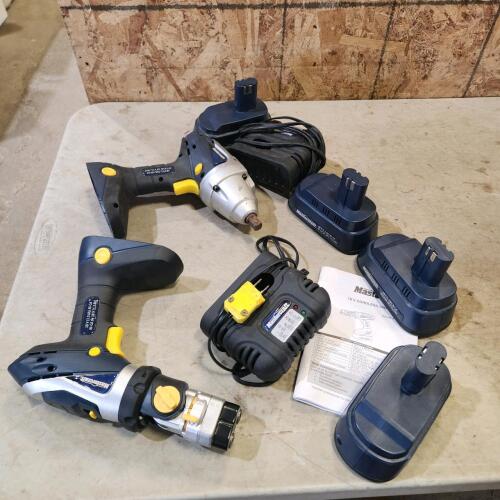 18V Mastercraft power tools