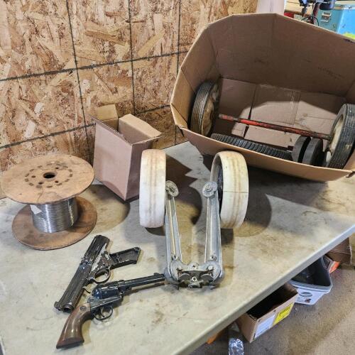 Mig wire, Co2 parts guns, etc.