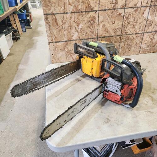 Dolmar & Pioneer chainsaw as is