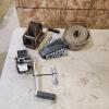 Hand winches, 3" straps, metric & SAE wrench set
