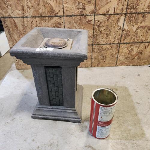 Propane fire table