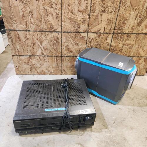 Technics reciever & speakers