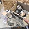 Caulking, grinding discs, etc.