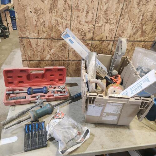 Dent pullers, autobody sanders, etc.
