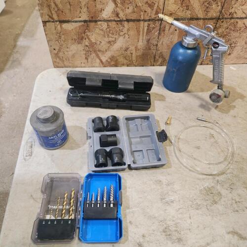 Nut removers, 1/4" torque wrench